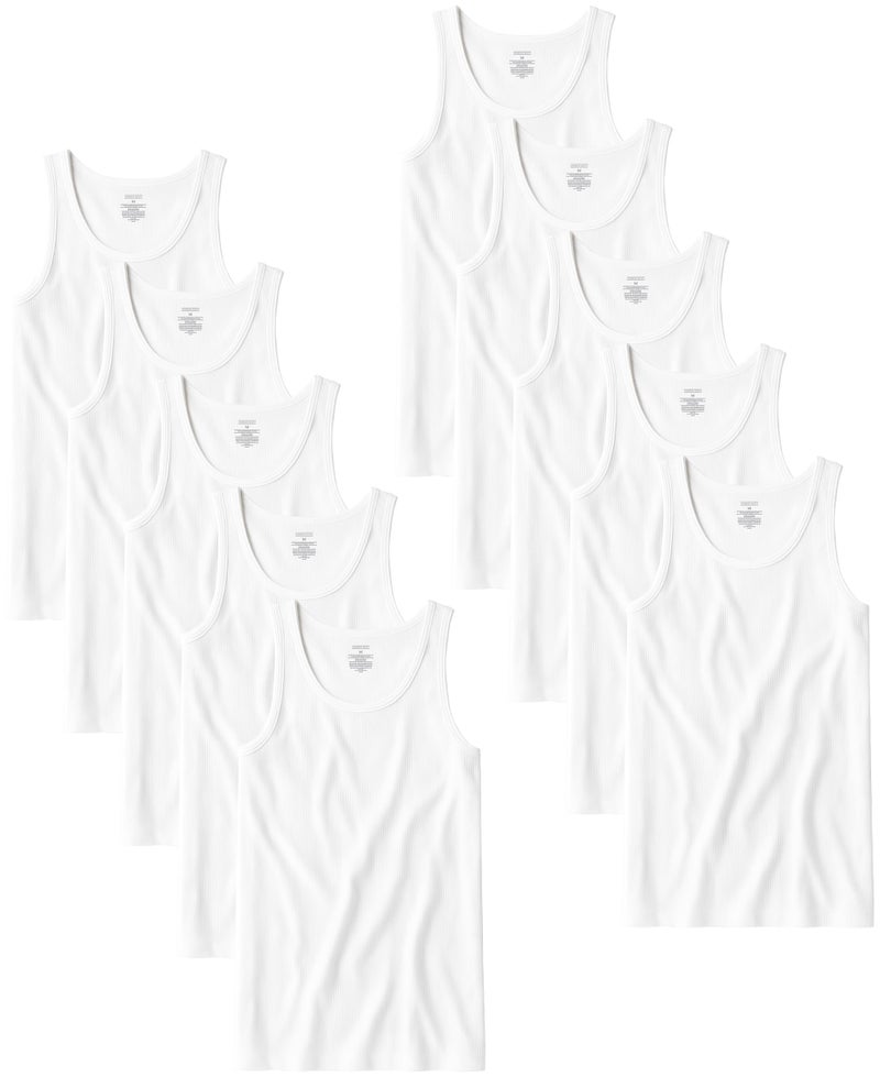 Andrew Scott Men's A Shirts | Cotton Tank Top Athletic Undershirts | Multi Packs & Colors - Image 1